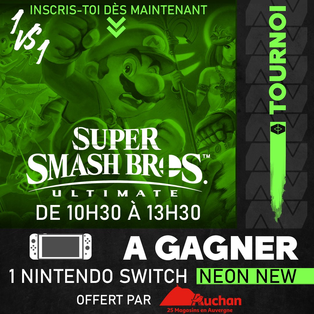 EspaceEsport's tweet photo. L'espace Esport vous plonge au cœur de la compétition le samedi 18 Mars à la CGC 2023 ! 🔥

Venez vous affronter sur SSBU et Valorant et remportez de nombreux lots grâce à @auchan_aubiere et Optic 2000 Cournon 🎁

Inscriptions via notre discord (lien en bio) ⤴️ https://t.co/lAfMV7GNvJ
