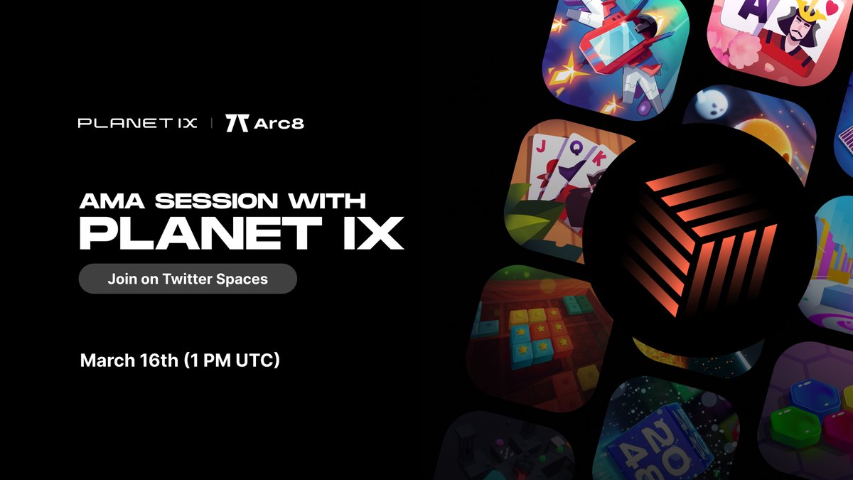 ARC8App's tweet photo. Twitter spaces with @Planetix0 tomorrow! 🎙️ 

Increase your chances of getting one of the 10 G-Bot #NFTs by attending it👇

During the spaces tomorrow we'll be giving a secret code that can be used to boost your entries in +50 on the #giveaway!

🪐 https://t.co/Q7e1YFTb3Z https://t.co/17qPmM0aFv