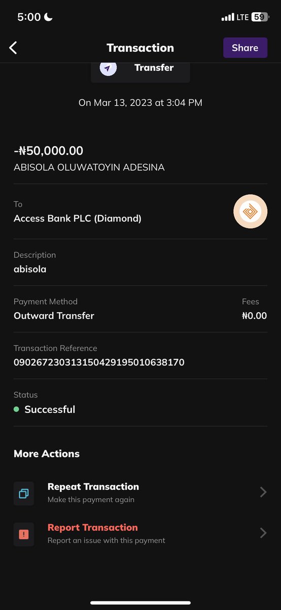 Ebonytv_'s tweet photo. @kudahelp_ng @sirbayo12 You people didn’t credit the beneficiary and also didn’t reverse the money,you have also refused to provide session id so thag @myaccessbank can trace it.@joinkuda @kudahelp_ng reverse my money or credit the account #KudaBankScam e fe sanku ni https://t.co/E9ChCeGnxp