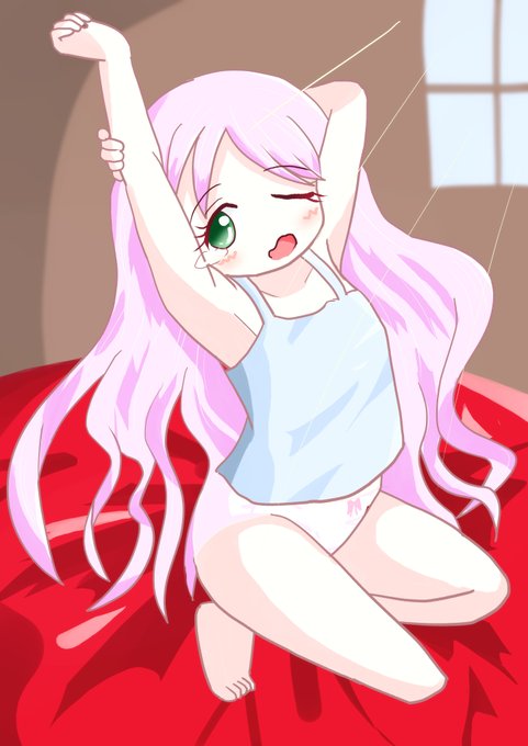 #みんなとおえべんまだちょっと眠いリリーティアちゃん 