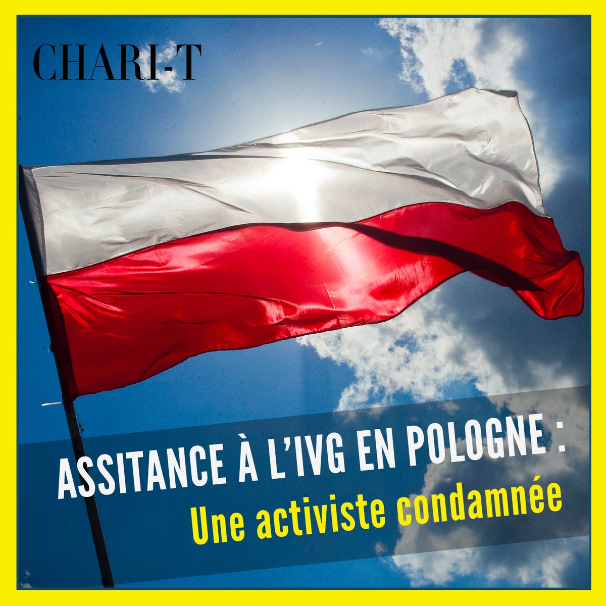 CHARI-T (@CHARI_T) on Twitter photo 2023-03-15 16:18:38 đ”đ±#JustynaWydrzynska, militante polonaise a Ă©tĂ© condamnĂ©e Ă des travaux d'intĂ©rĂȘt gĂ©nĂ©ral par un tribunal de Varsovie, pour assistance Ă lâavortement, a dĂ©voilĂ© son organisation, Abortion Dream Team. #droitdesfemmes #avortement đ”đ±#JustynaWydrzynska, militante polonaise a Ă©tĂ© condamnĂ©e Ă des travaux d'intĂ©rĂȘt gĂ©nĂ©ral par un tribunal de Varsovie, pour assistance Ă lâavortement, a dĂ©voilĂ© son organisation, Abortion Dream Team. #droitdesfemmes #avortement