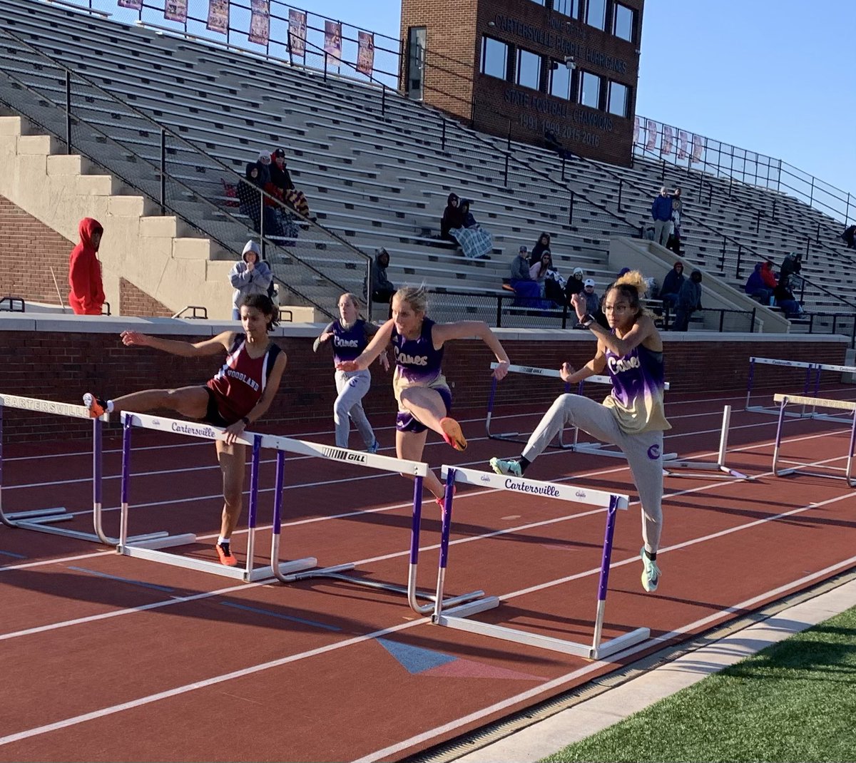 CoachTCanesTF's tweet photo. OUTSTANDING RACING by #canesgofast at CHS March Weekday! amazing evening recognizing 14 T&amp;F Seniors for fantastic careers racing in purple! (but we need ya fast for another 2 mos!) Next Stop – Mohawk Invite – Sat March 18. @cvilleschoolsys @BartowSportsZon @CHSHurricaneFB https://t.co/kNwQe6MCFa