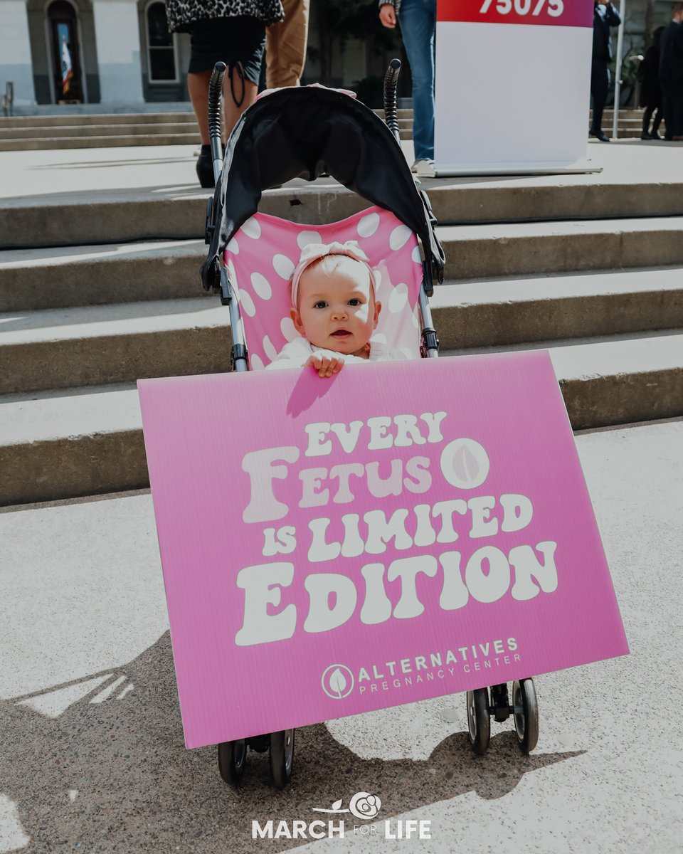 March_for_Life's tweet photo. We march for each unique and irreplaceable human life! #CAMarchForLife #WhyWeMarch https://t.co/wu5D1b3Njs