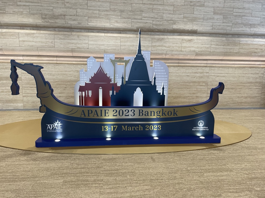 This week, <a href="/Grenoble_EM/">Grenoble EM</a> have attended the #APAIE2023 in Bangkok. They will connect with many #studyabroad representatives and will discuss opportunities and areas of cooperation with international educators! Happy to be part of this exciting international education conference !