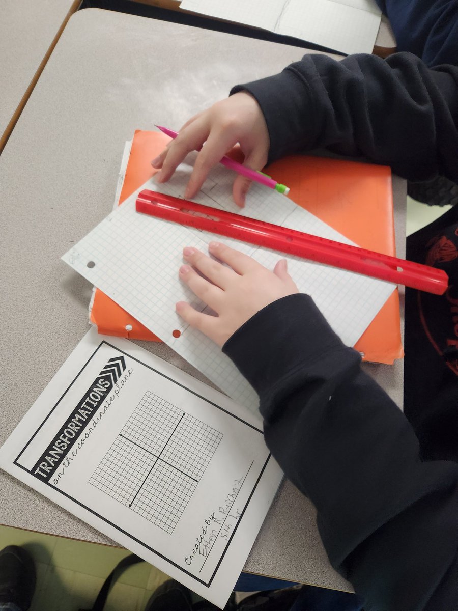 MsFlam33's tweet photo. Students are finishing up our Transformation unit with a project covering all of them. They are doing an amazing job. Can't wait to see the finished product!
#vmselevate #mathstuff #transformations https://t.co/utKFfZmMyI
