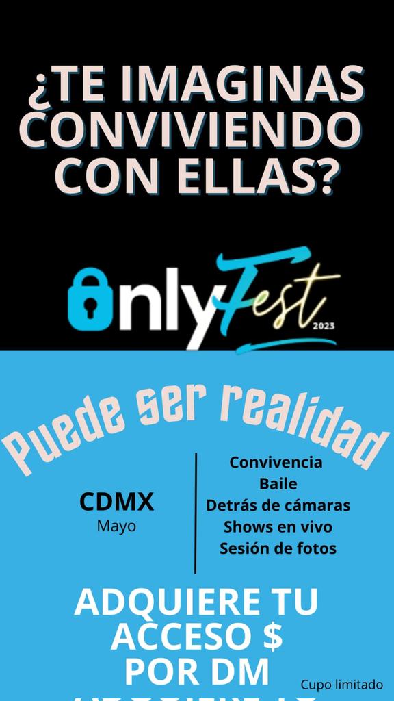 loslunamor's tweet photo. Me quieres conocer??? Asiste a este evento y podrás disfrutar de cosas increíbles 😈 tomarte fotos conmigo, ver detrás de cámaras como hacemos contenido.
Envía privado para info del evento.
#onlyfest #onlyfansgirl #evento #creadoradecontenido #telegramgroup https://t.co/85HRJLxI38
