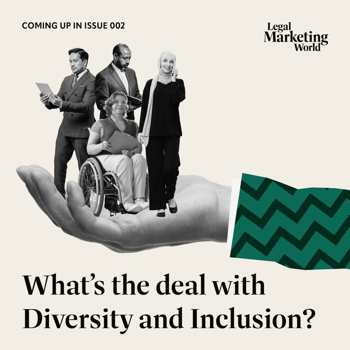 “Promoting inclusivity should be wholly intrinsic to our approach to marcomms.” — Crystal Fernandes, <a href="/NewSqChambers/">New Square Chambers</a> 

We’re very proud of Issue 002's feature article, exploring the difference that #LegalMarketers make to #EDI initiatives.

Follow us to be the first to read it!