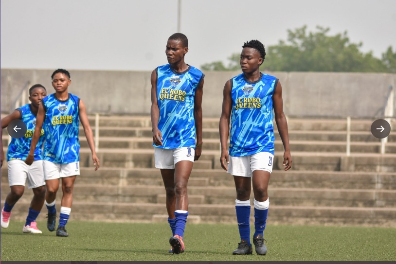 OfficialFcRobo's tweet photo. We begin the defense of our Lagos FA Cup title tomorrow as we battle Cat Queens at the Mobolaji Johnson Arena, Onikan by 10am. #goingfor13 #LagosFACup #lagoslandladies #roboqueens @Betwgb https://t.co/2gOxrWhNeG