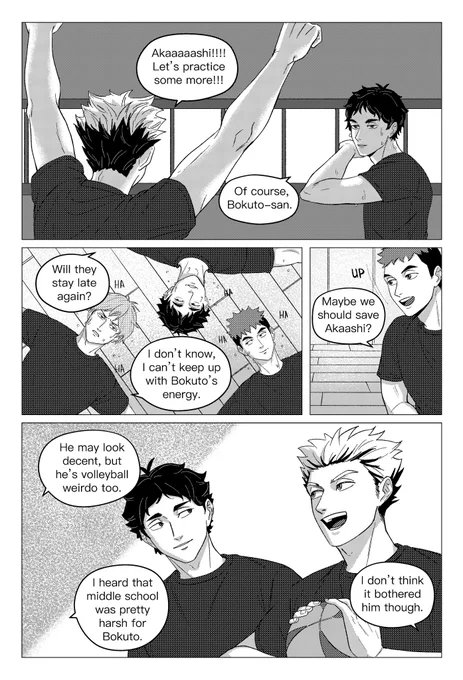 He's a lucky guy to have him in the team 
My comic for @hqteamzines 🦉🏐 