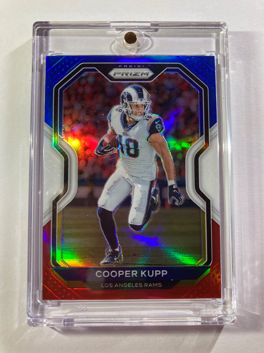 1218Sports's tweet photo. 🎁Appreciation Day Giveaway🎁

Winner announced Sunday

🔥Cooper Kupp Red, White &amp; Blue Prizm

To enter
1. Follow
2. Retweet
3. Like

@sports_sell #NFL #LosAngeles #Rams https://t.co/drf6xSoOXA