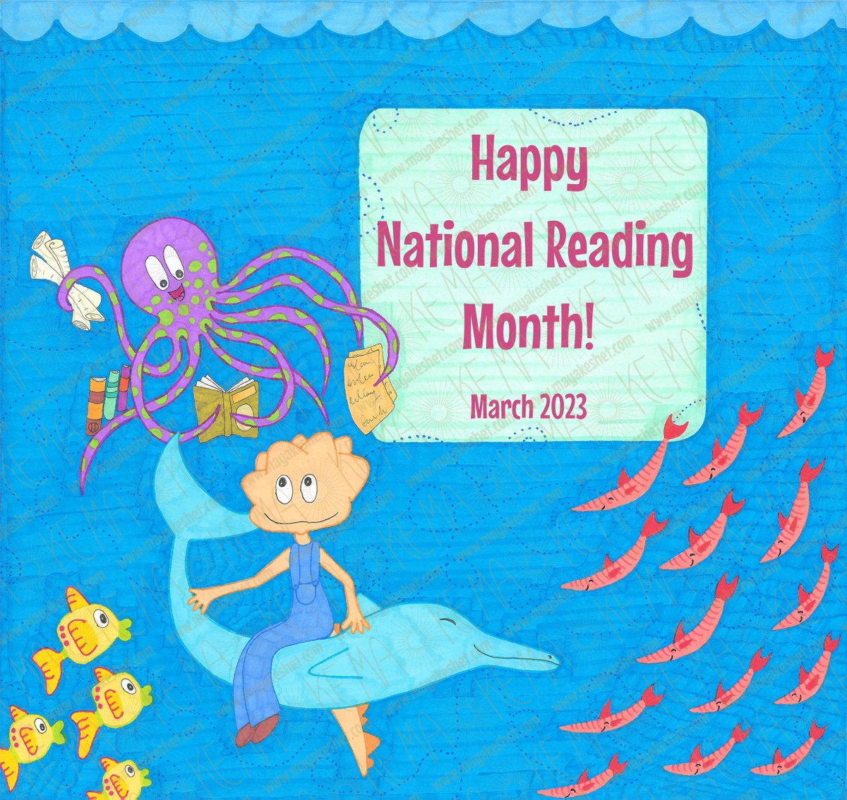 📚'The reading of all good books is like a conversation with the finest minds of past centuries.' - Rene Descartes.

March is #nationalreadingmonth.
Joyful #reading to you all, from all of us in MA☀️KE.

#IamAReader #books #Book #youngreaders #Childrenbooks #readingforpleasure