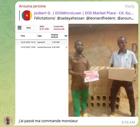 EOSPGLMLT_BP's tweet photo. Great to see young people in #Cameroon 🇨🇲take interest in WEB3.0 technology, #EOS, fractional reserve lending, and the #HuFi tools. Fiat and how it is created only works for 10% of the world. We need new ideas to empower more people.  https://t.co/YIqarlJQGX #MyvoteEOS https://t.co/53jwCB8qkz