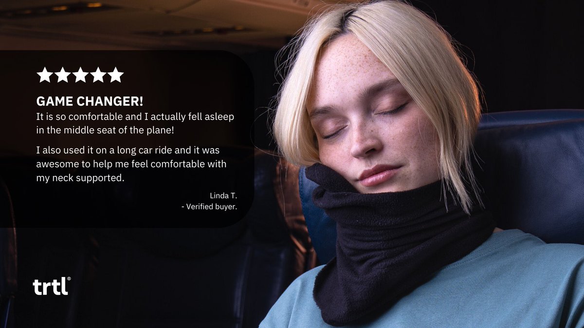 Our Trtl Pillows really are a game changer 🌟

#trtl #trtltravel #travelessentials