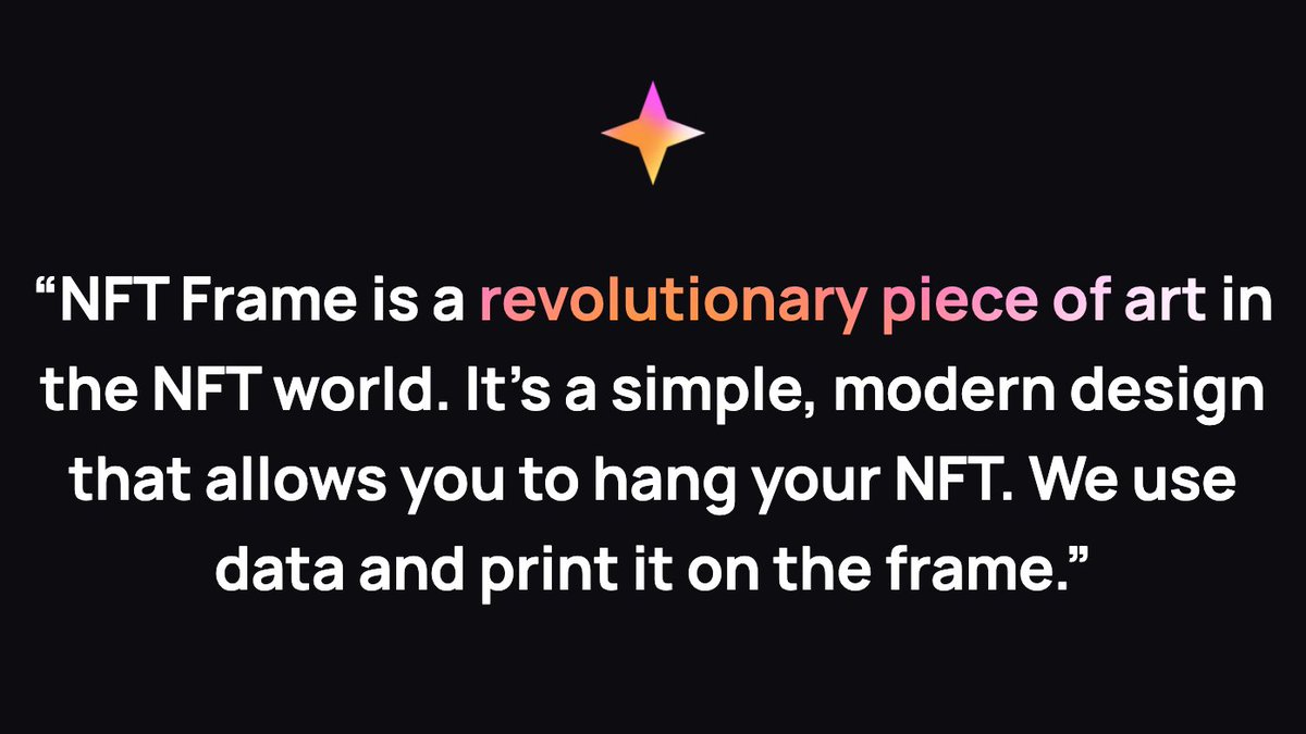 NFTframe_io's tweet photo. Bring your #NFTs to life with #NFTframe 🖼️🌎

Connect your #Metamask safely and hang your #DigitalArt on your wall 🔥

#NFT #Crypto #NFTcollection #Opensea #ETH #NFTcommunity #NFTart #BAYC #BTC https://t.co/YnfwjnSpme
