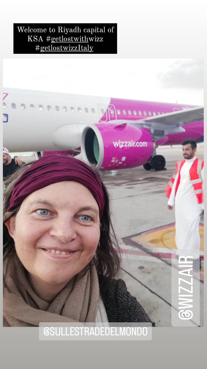 robertazennaro's tweet photo. Welcome to Riyadh capital of KSA #getlostwithwizz #getlostwizzItaly @wizzair @simonilla23 https://t.co/8G6uv5PbEc