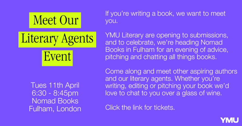 YMULiterary's tweet photo. If you're writing a book, we want to meet you! 🫵

YMU Literary is opening for submissions and to celebrate we're hosting an evening of advice, pitching and chatting all things books 📚

Tickets here - https://t.co/UoovwCY9cO

#amwriting #amediting #amquerying #WritingCommunity https://t.co/HsjvlVY1mW