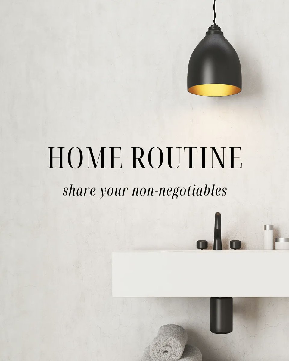 WeaverRealty's tweet image. We all have our own unique routines that help us stay organized and on track. So let’s share!

What are your top 3 non-negotiables in your daily home routine?

Is it making the bed every morning, or doing a deep clean once a week?

#HomeRoutine #DailyHabits #NonNegotiables