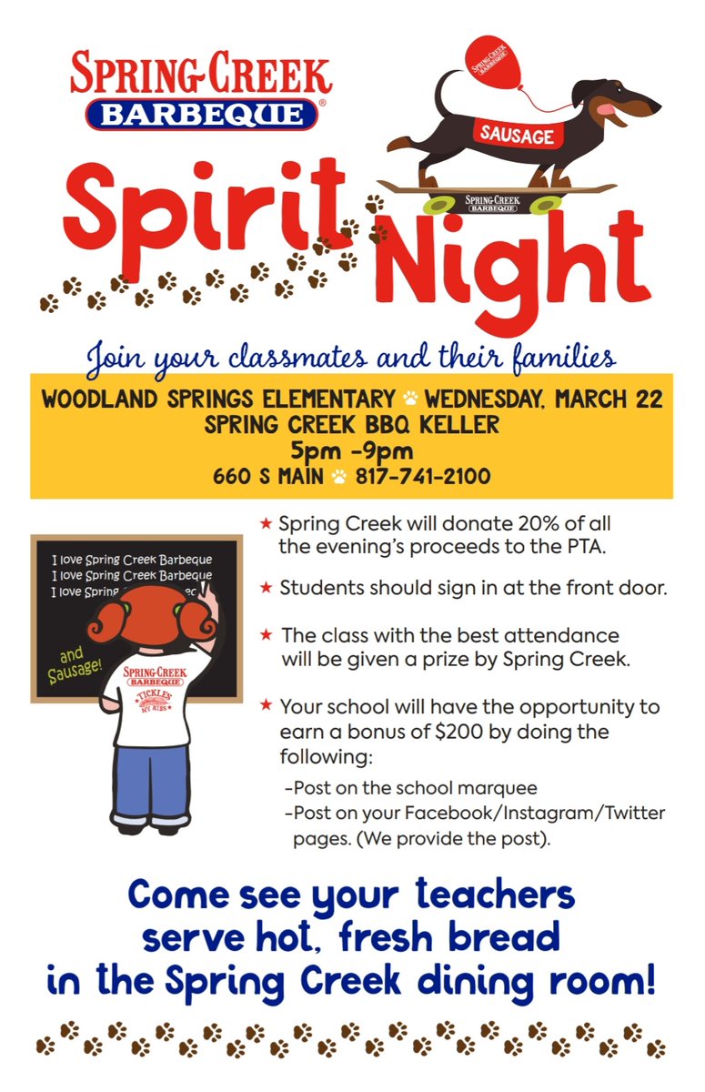 Woodland Springs Elementary PTA tweet media