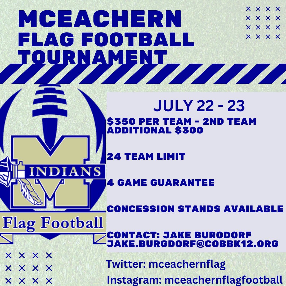 McEachern Girls Flag Football tweet media