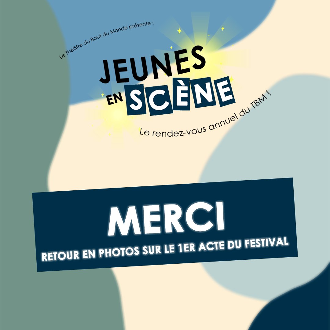 CompagnieTbm's tweet photo. Jeunes en Scène Acte I s’est déroulé du 16 au 18 février 2023
C’est avec quelques semaines de retard que nous vous remercions pour votre présence lors de ces trois soirées exceptionnelles durant lesquelles nos jeunes comédien.nes ont brillé de talent !
📸 Théo Lambros https://t.co/ySzaiY2v67