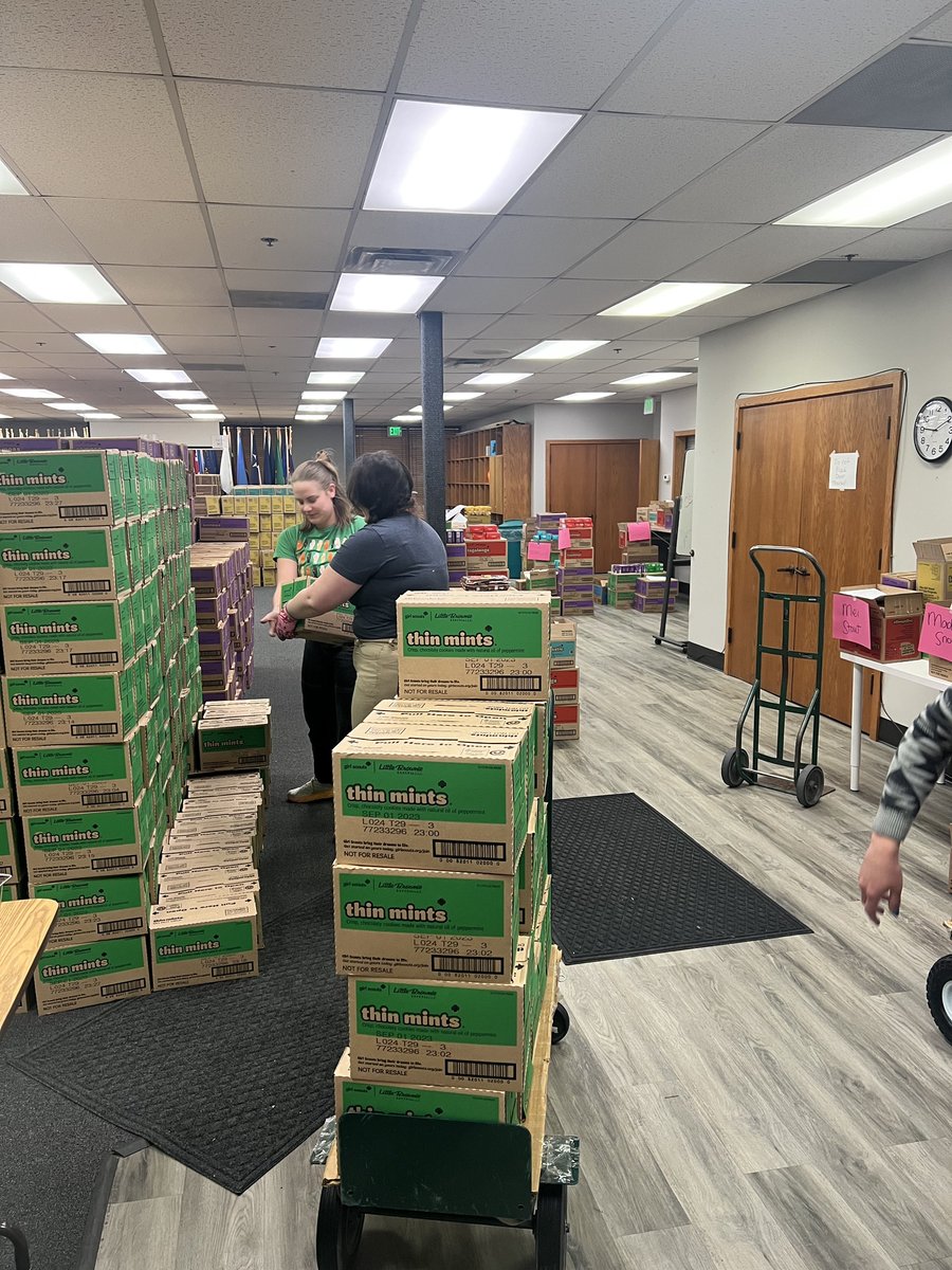 gsutah's tweet photo. Our cookies have arrived! If you ordered from a local Girl Scout you’ll receive them shortly. If you haven’t bought cookies yet, find booth near you: https://t.co/Vt1lXgcPlP https://t.co/AvPCJwwo3u
