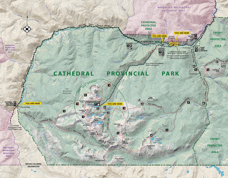 Cathedral Lakes Provincial Park is getting a map refresh for its four kiosk maps.
#mapping #BCParks #cartography #GIS

clarkgeomatics.ca