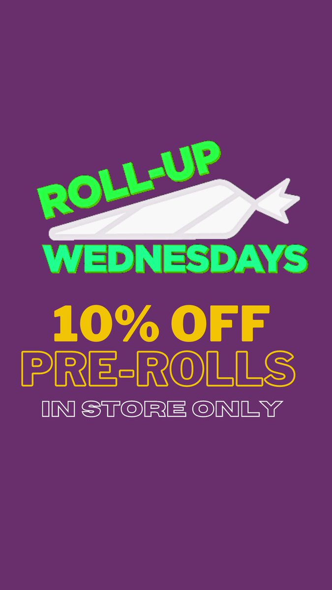 Come on in for 10% off all pre-rolls all day!! OR kick back at home and enjoy 10% off delivery for Happy Hour from 12pm - 3pm. #SanJose #elementalwellnesscentersj #bayareacannabis #wellnessdeliveredontime #elementalwellnessdelivery