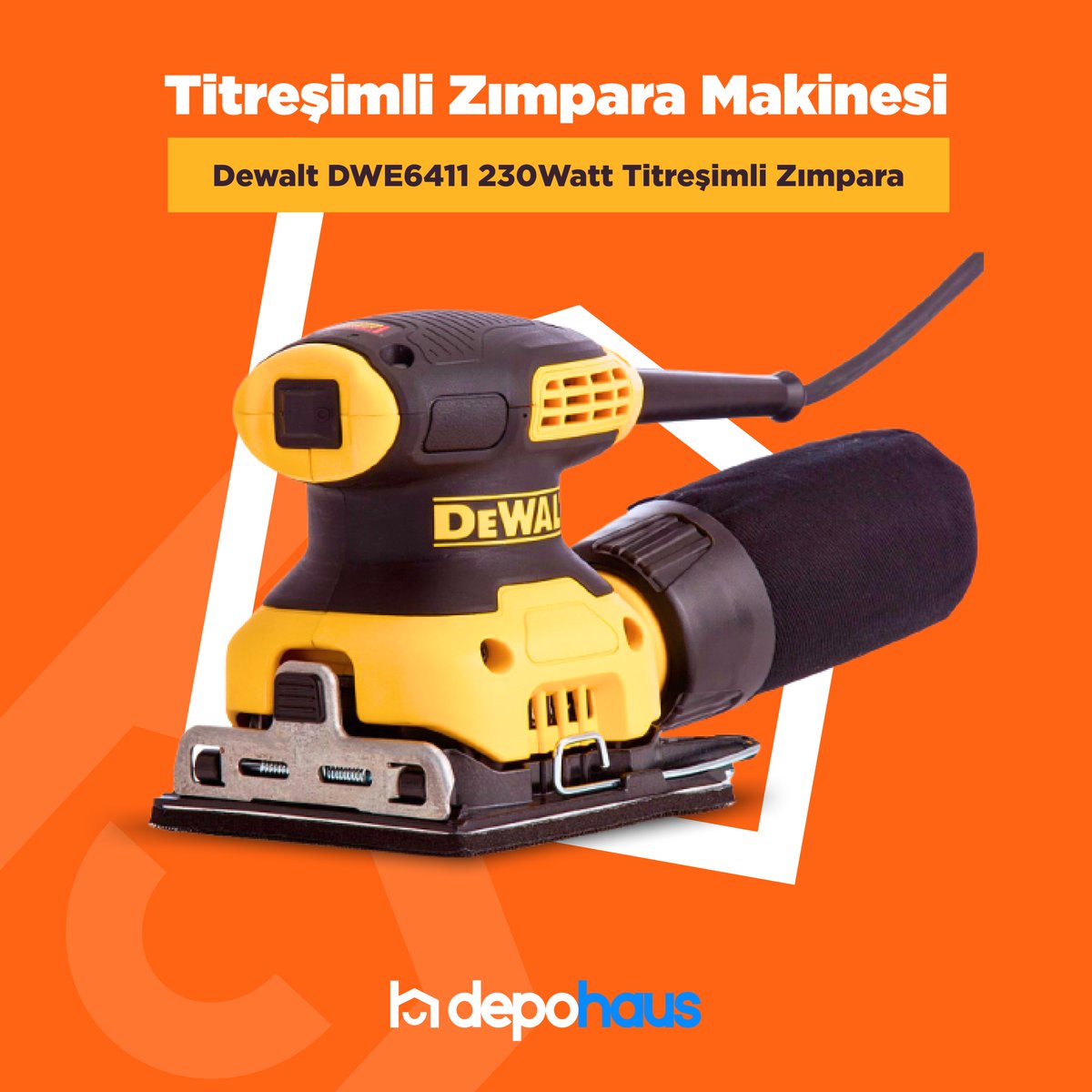 depohaus's tweet photo. Dewalt DWE6411 230Watt 1/4 Tabaka Profesyonel Titreşimli Zımpara

İnternetteki yapı marketiniz https://t.co/HgBMZud0OJ

#depohaus #yapımarket #onlinealışveriş #elaletleri #zımpara #zımparamakinesi #fırsat #fırsatürünleri #kampanya #indirim #indirimliürünler #uygunfiyat https://t.co/wIxZK8IUeO