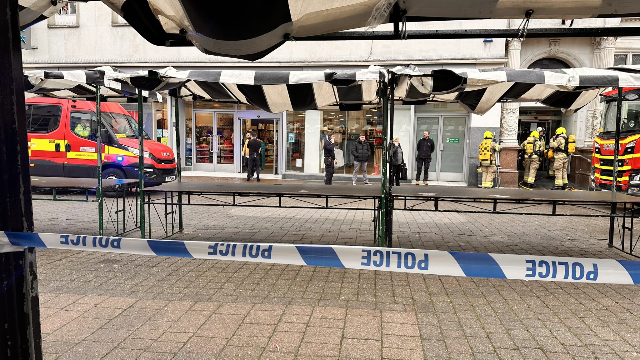 Hafiz Mughal on Twitter "Major fire in Loughborough town centre at