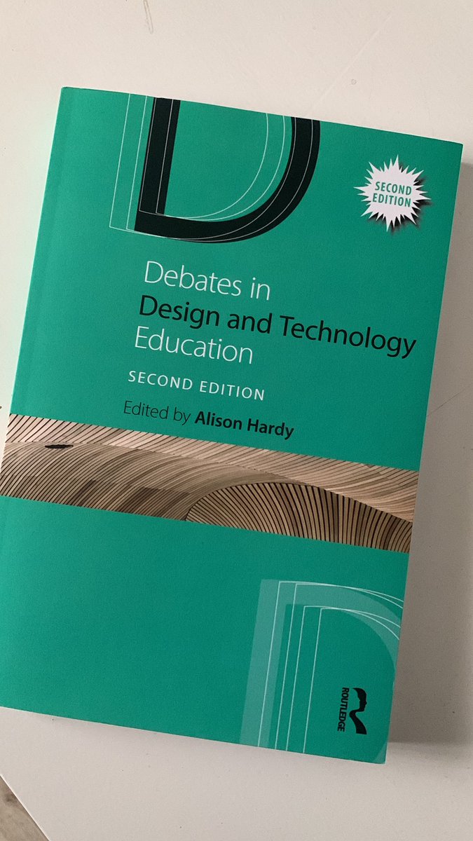 MrsM2019's tweet photo. Enjoyed reading and discussing a chapter from @hardy_alison latest book, Debates in Design and Technology. In Monday’s D&amp;T book club, (@teacherofdesign ), we discussed cognitive theories linked to Design and Technology, a very thought provoking read and chat 
#dandt #teaching https://t.co/LjIRuaX9t8