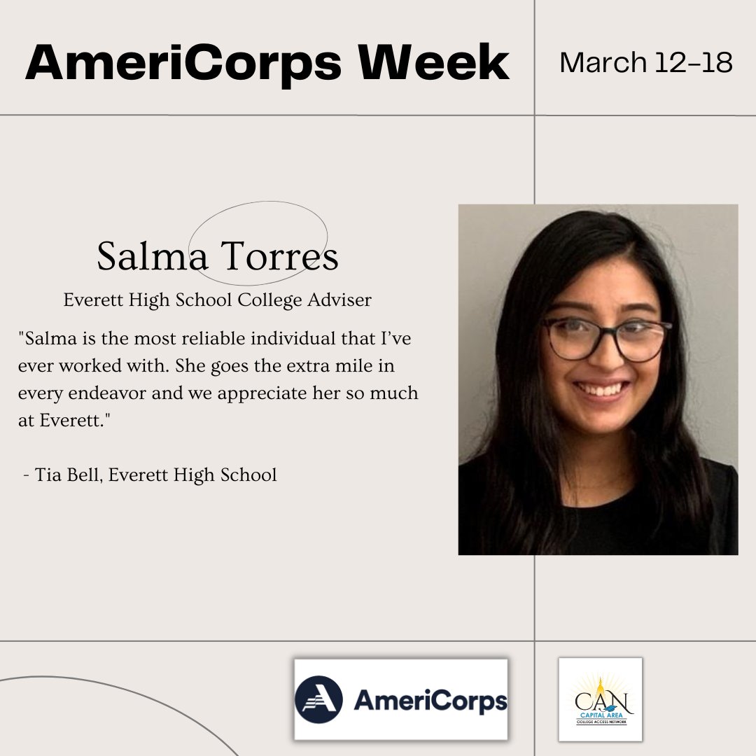 CapitalAreaCAN's tweet photo. Happy AmeriCorps Week! We've asked the supervisors at each host site to share some kind words about our AmeriCorps members. Thank you for all you do!  @msu_cac @lansingsd #AmeriCorpsWeek #MIACWeek https://t.co/YJfcQyNdPR