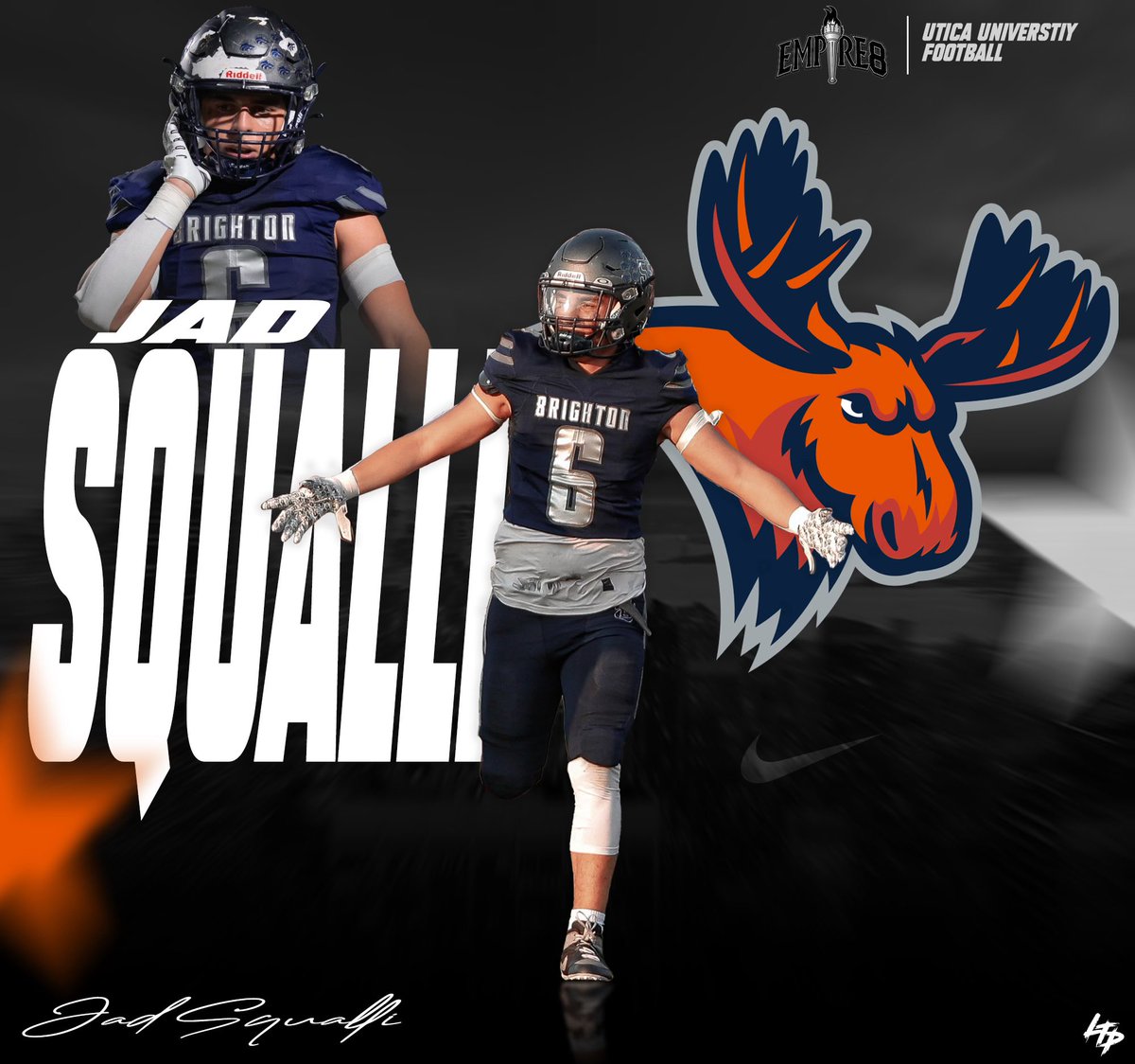 Jad Squalli (@jadsqualli) on Twitter photo I’m extremely excited to announce my commitment to further my academic and athletic career at Utica University. thank you to my family, friends, coaches, and everyone who has supported me along the way! #Fearthemoose🟠🔵 <a href="/Utica_Football/">Utica Football</a> <a href="/CoachFaggiano/">Blaise Faggiano</a> <a href="/Brighton_FB/">Brighton Bruins Football</a> I’m extremely excited to announce my commitment to further my academic and athletic career at Utica University. thank you to my family, friends, coaches, and everyone who has supported me along the way! #Fearthemoose🟠🔵 <a href="/Utica_Football/">Utica Football</a> <a href="/CoachFaggiano/">Blaise Faggiano</a> <a href="/Brighton_FB/">Brighton Bruins Football</a>