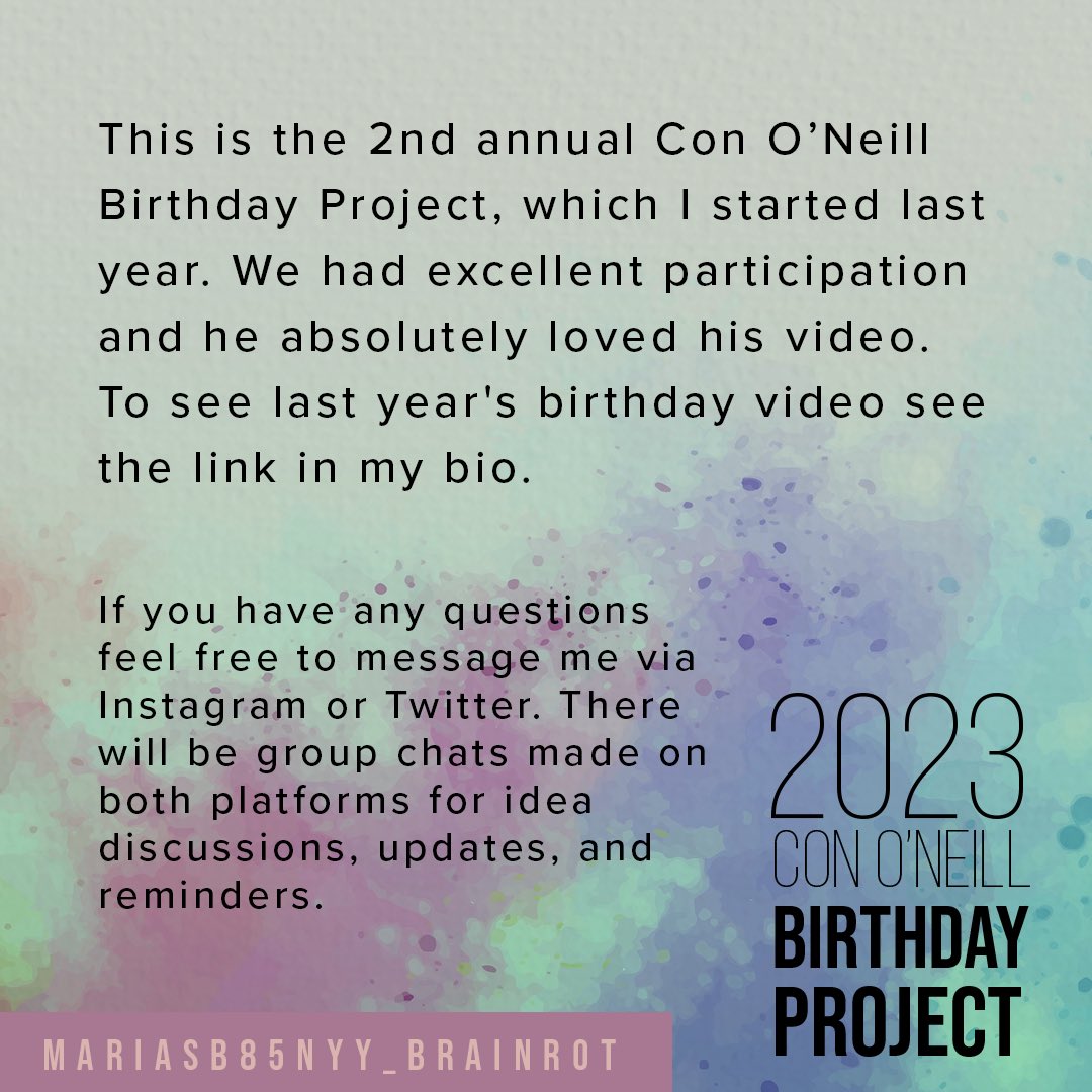 MariaSB85NYY's tweet photo. 5 Months from today is Con’s Birthday!! Let’s make it phenomenal ❤️ Please Share

Huge shoutout and thanks to @huntervonwolf for the edits/layout/ wording for this birthday project announcement 

#ConOneill #IzzyHands #CliffCostello #Val  #OurFlagMeansDeath #CucumberUK #UncleBBC 

If interested please comment or DM 😊