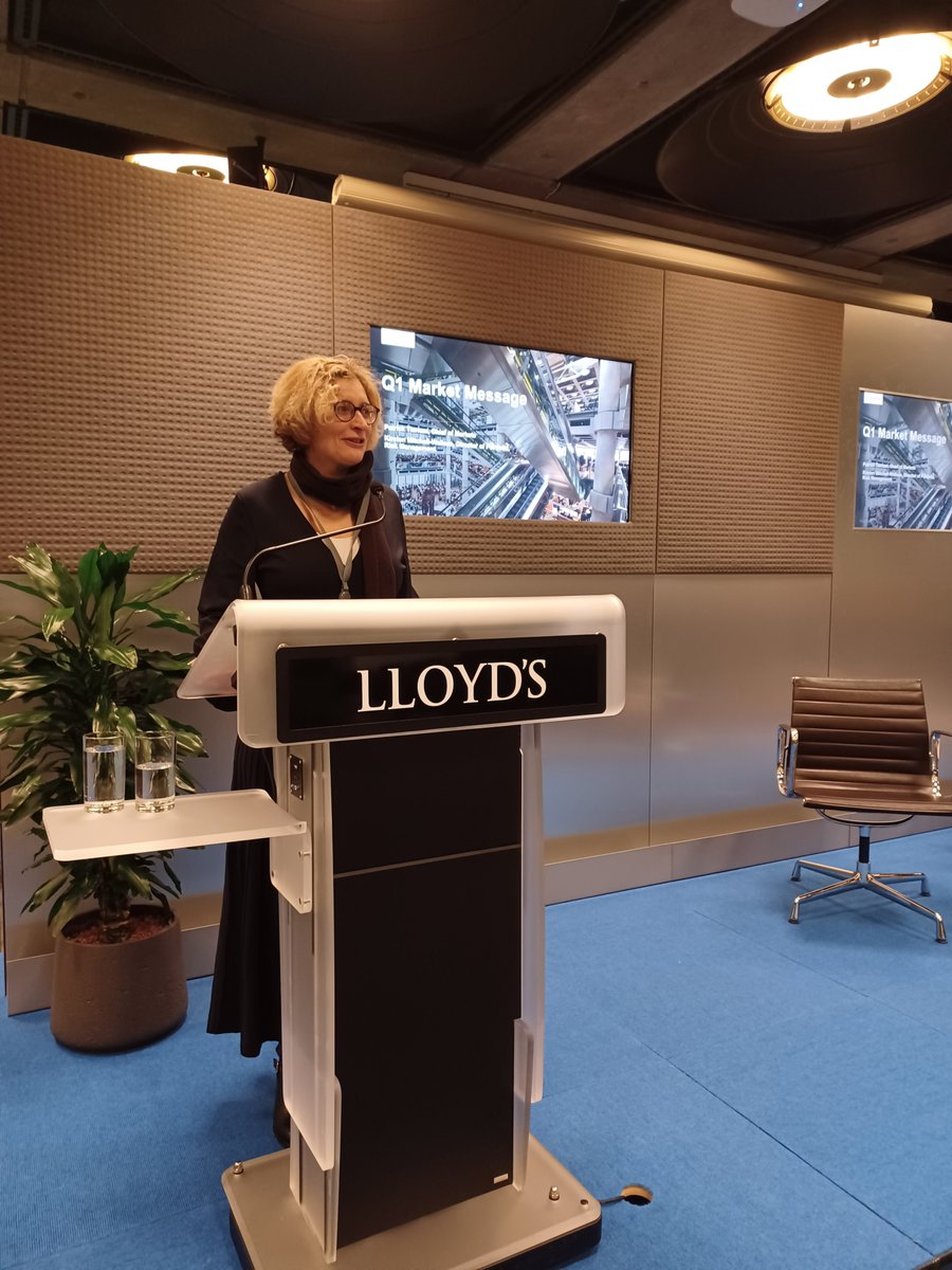 Earlier this month Patrick Tiernan, Lloyd’s Chief of Markets kicked off the 2023 Market Message series with a Q1 briefing together with Kirsten Mitchell-Wallace, Director of Portfolio Risk Management at Lloyd’s. Watch the full presentation here: lloyds.com/news-and-insig…