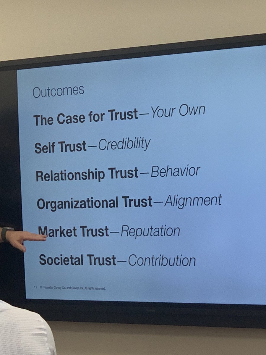 Getting my learn on today <a href="/pnwboces/">PNW BOCES</a>! Only halfway through “Leading at the Speed of Trust” &amp; I already feel reinvigorated to tackle the edu world. Remember to Sharpen the Saw fellow leaders- keep learning! #selfcare is not just for teachers! <a href="/franklincovey/">FranklinCovey</a> #leadership #trust