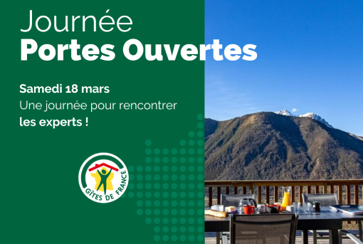 Vous avez un projet d’hébergement touristique ? Venez rencontrer les experts Gîtes de France® à l’occasion de nos Journées Portes Ouvertes!
Découvrez toutes nos dates et lieux en région → bit.ly/3SYNz7P
#jpo #gitesdefrance #entrepreneuriat #chambredhotes #gite