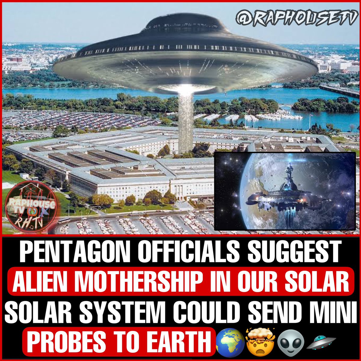 Pentagon Officials Suggest An Alien Mothership is in Our Solar System & Could Send Mini Probes to Earth👽🤯🛸