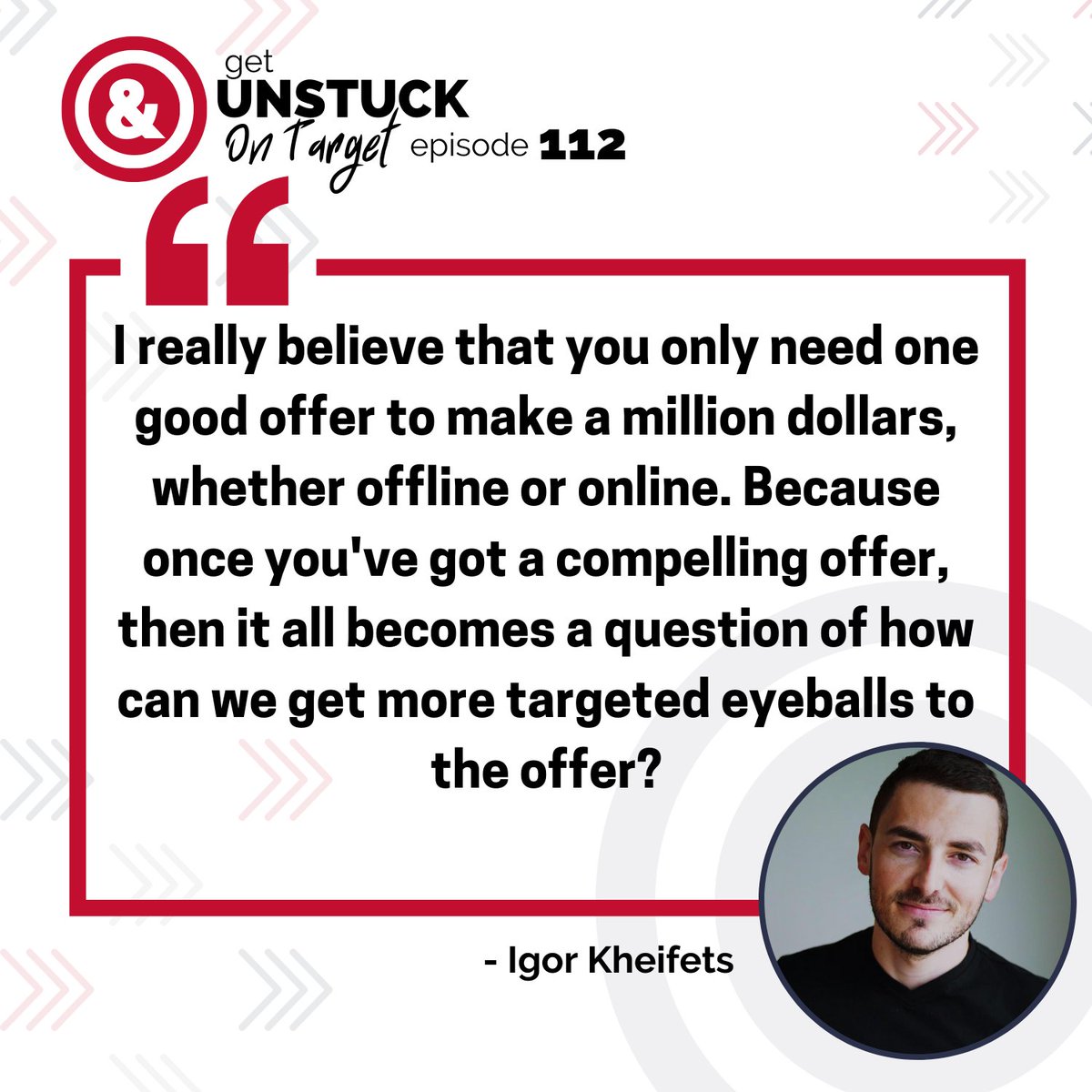 TheBenchBuilder's tweet photo. In episode #112, Igor dropped some serious knowledge bombs on how to make millions by being strategic about building email lists and scaling a team. Check it out now at: https://t.co/U7PRcnTqcP https://t.co/FeG5SmaLMr