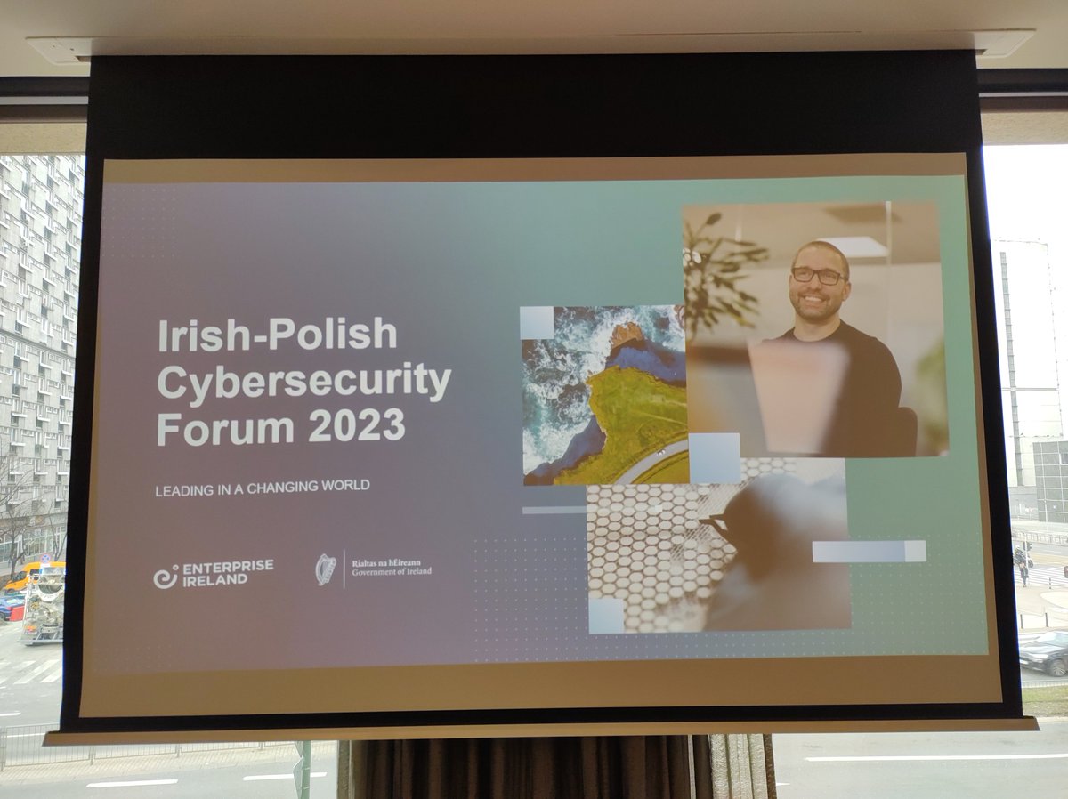 matrix_internet's tweet image. Leading in a changing world... Our operations manager Richard Domegan, sharing insights at the Irish-Polish Cybersecurity Forum 2023 in Warsaw today.

#CybersecurityForum #EnterpriseIreland