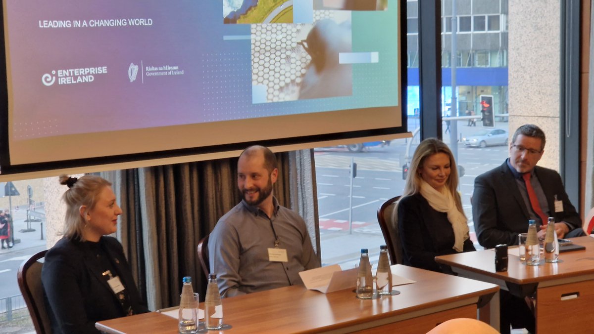 matrix_internet's tweet image. Leading in a changing world... Our operations manager Richard Domegan, sharing insights at the Irish-Polish Cybersecurity Forum 2023 in Warsaw today.

#CybersecurityForum #EnterpriseIreland