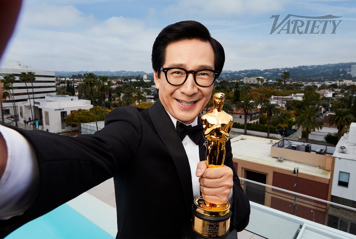 Ke Huy Quan says “even though I just won an #Oscar, I’m still really fearful of what tomorrow brings.” “I had a conversation with my agent & I said ‘I’m so worried this is only a one-time thing… I’m scared history is going to repeat itself.’” (Source: wp.me/pc8uak-1lCgaf)