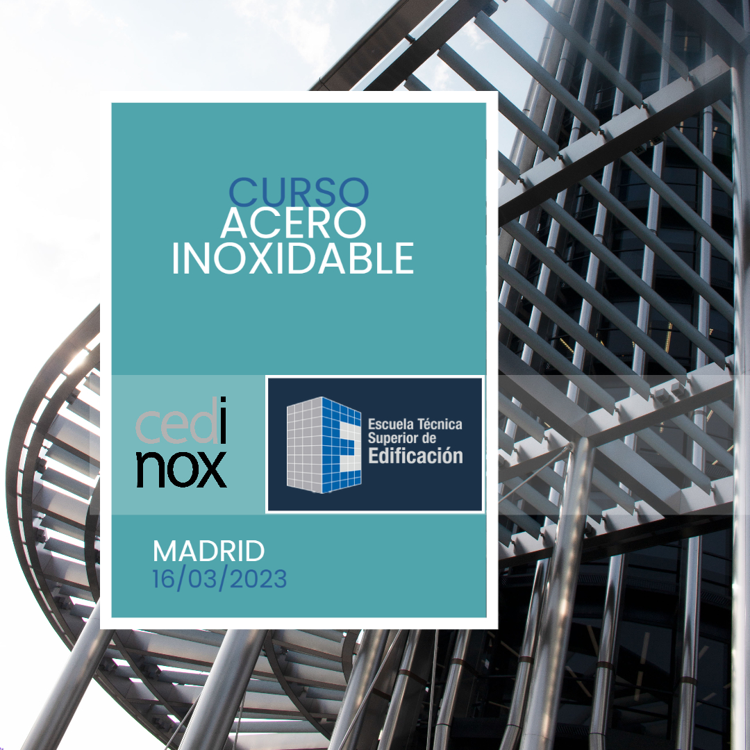 Mañana asistiremos a la <a href="/ETSEM_UPM/">Edificación UPM</a> para impartir nuestro #cursopresencial sobre #aceroinoxidable.

Trataremos temas relacionados con los usos y propiedades de este material tan #sostenible,  #útil y #duradero.