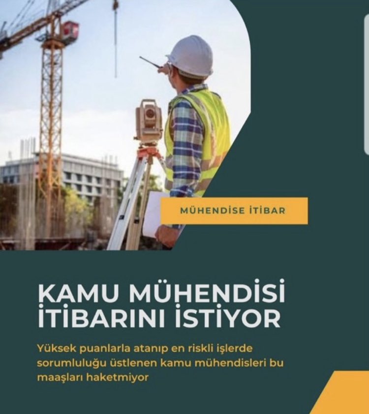 Kamu mühendisleri, ülkenin ekonomik ve sosyal kalkınması için önemli bir rol oynamaktadır. Kamu mühendislerinin çalışmaları, ülkenin altyapısının ve kamu binalarının planlanması, tasarımı, yapımı ve bakımı gibi alanlarda gerçekleşmektedir. #GundemKamuMuhendisleri