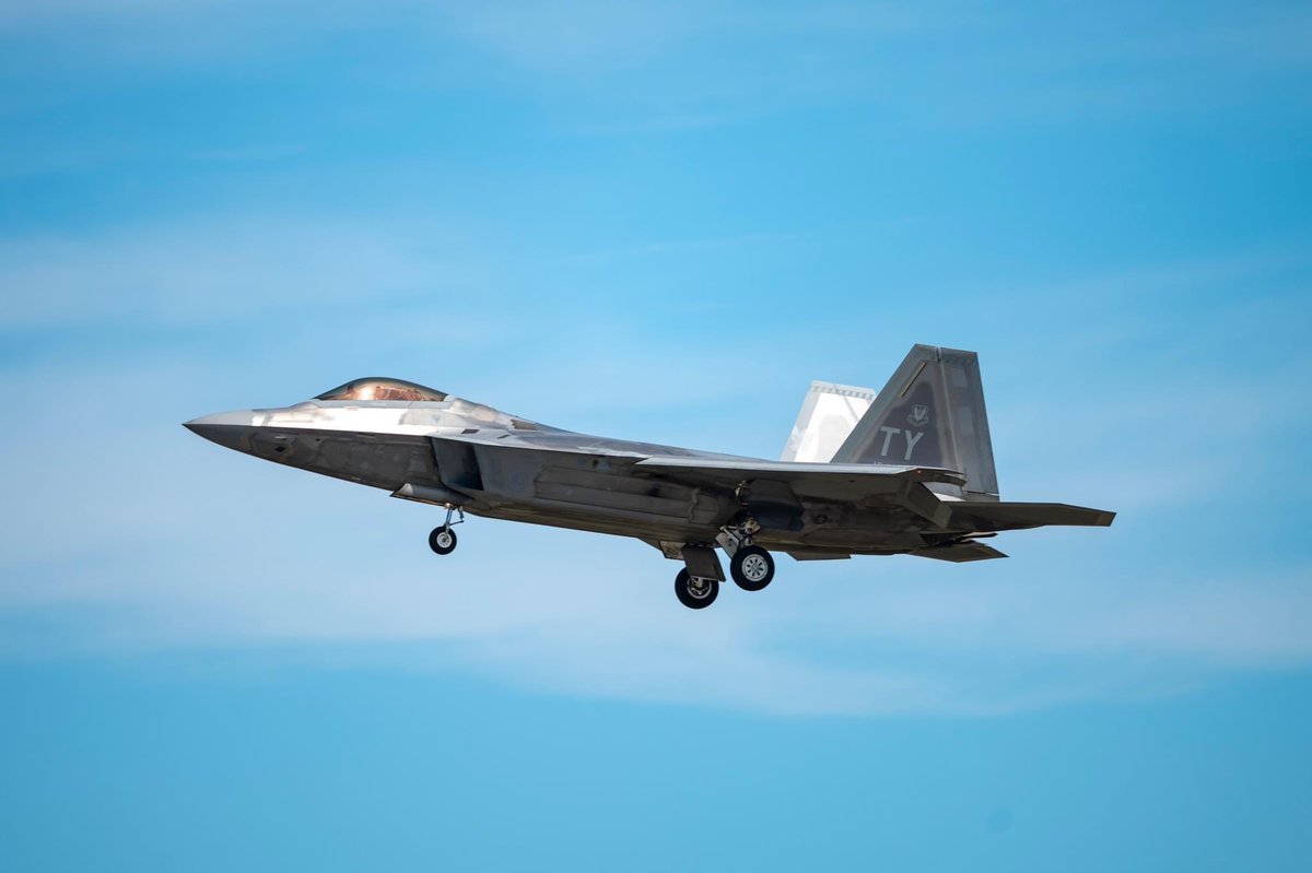 Tyndall AFB (@teamtyndall) on Twitter photo The last "first flight" 🥹🫡
This week, the last class of student pilots completed their first flight in the F-22 Raptor. the 325th TRSS and the 43d FS train students at <a href="/TeamEglin/">Eglin Air Force Base</a> but this year the mission will be transitioning to <a href="/JBLEnews/">JB Langley-Eustis</a>.
<a href="/usairforce/">U.S. Air Force</a> <a href="/aircombatcmd/">Air Combat Command</a> <a href="/HQ15AF/">15th Air Force</a> The last "first flight" 🥹🫡
This week, the last class of student pilots completed their first flight in the F-22 Raptor. the 325th TRSS and the 43d FS train students at <a href="/TeamEglin/">Eglin Air Force Base</a> but this year the mission will be transitioning to <a href="/JBLEnews/">JB Langley-Eustis</a>.
<a href="/usairforce/">U.S. Air Force</a> <a href="/aircombatcmd/">Air Combat Command</a> <a href="/HQ15AF/">15th Air Force</a>