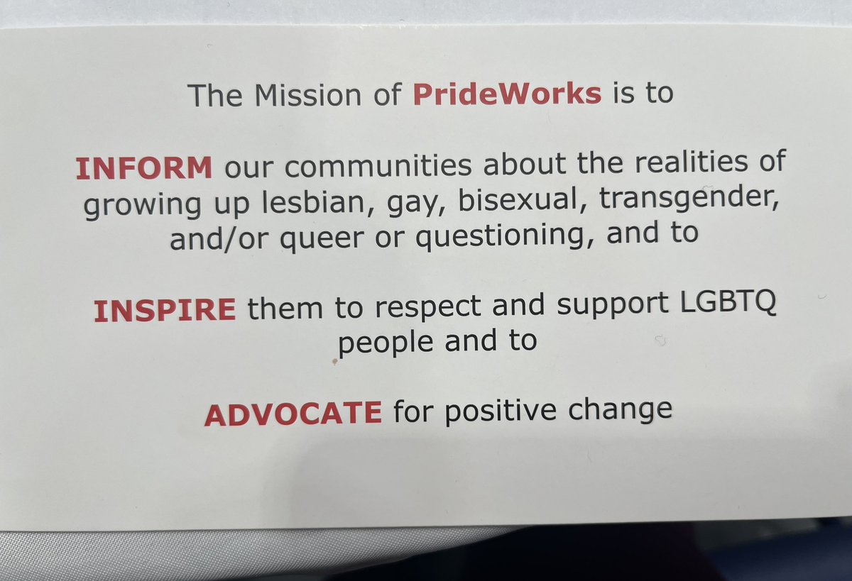 Lauren_Olmo's tweet photo. Learning and growing at Prideworks Conference. Thank you for sharing your mission of informing, inspiring and advocating  @ski626 #allianceforequality #prideworks #wearechappaqua https://t.co/FCOSul84cZ