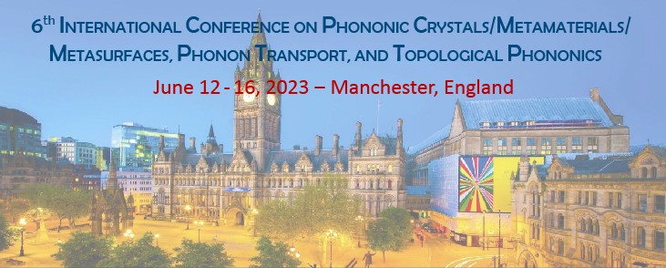 🗣️2 days left before the Phononics 2023 abstract deadline (17th March)!
Phononics 2023 will be held at <a href="/OfficialUoM/">The University of Manchester</a>, June 12th-16th and has a world-leading lineup of confirmed speakers in #phononics, #metamaterials &amp; #acoustics.
More details at the link ⬇️ phononics2023.org/conf/index.php…
