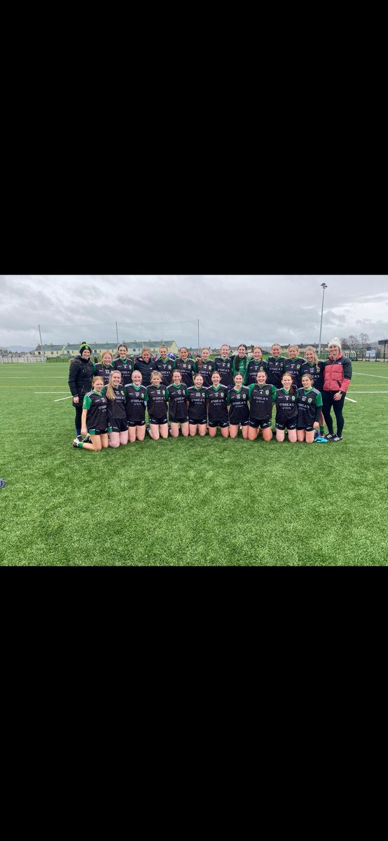 GAAMounthawk's tweet photo. We're through to another All Ireland Final after our @MounthawkMercy Senior Ladies defeated a physical Gorey CS in a wet @Fethardtownpark. A huge achievement by a talented bunch of girls after moving up a grade to B this year. Well done girls 🖤💚 https://t.co/iPwJQvBvCj