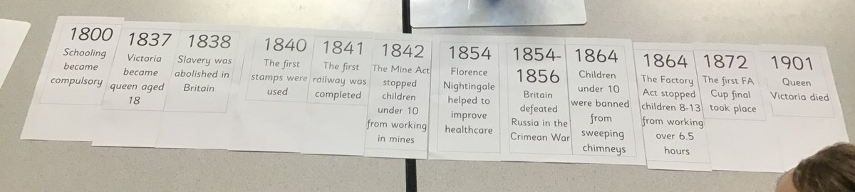 MRPAyear3a's tweet photo. This afternoon our Droylsden Detectives ordered a timeline of the Victorian era and explored changes during the Industrial Revolution @MRPA_History https://t.co/tNn8KEi1p9
