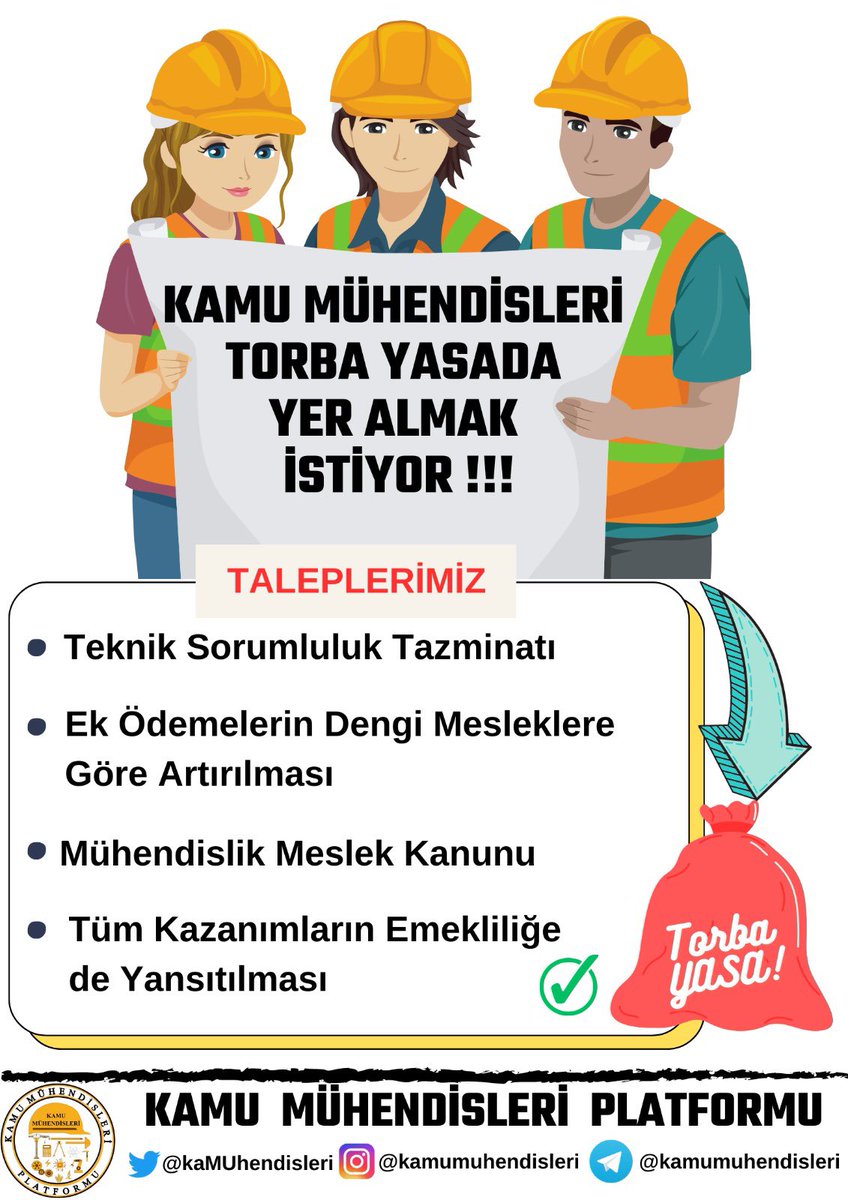 Çok büyük deprem felaketi yaşadık

Kamu mühendislerinin yaptıgı kamu ve toki binaları ise dimdik ayakta

Saglam zemine sağlam binalar icin *Mühendislik Meslek Kanunu* şart

Kamu mühendisleri özlük haklarımızda iyileştirme istiyoruz
#GundemKamuMuhendisleri