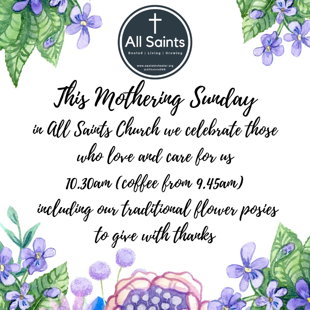 Mothering Sunday This Sunday 🌺